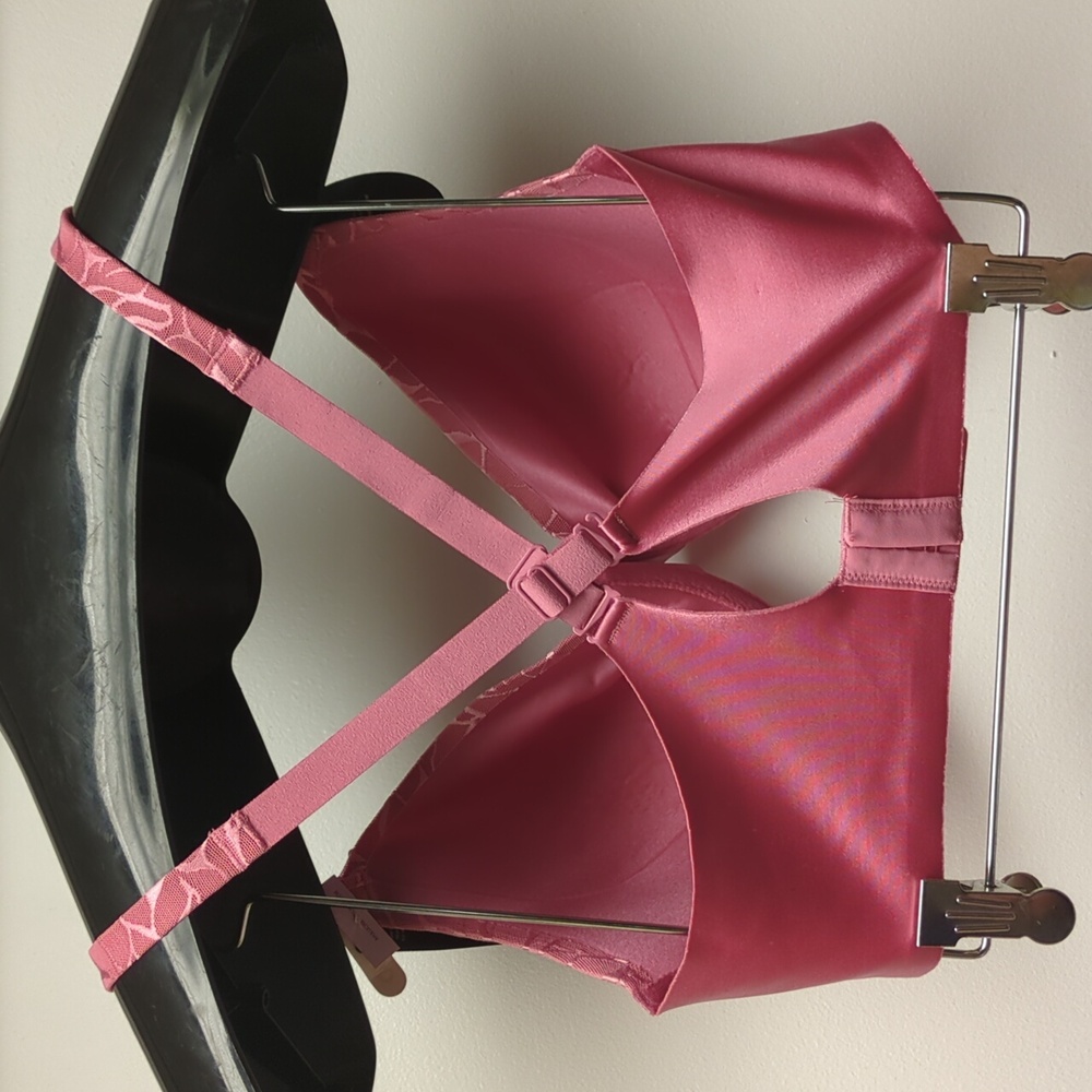 36D Bali Beauty Lift Invisible Support Underwire Bra Pink NWT - Picture 4 of 8